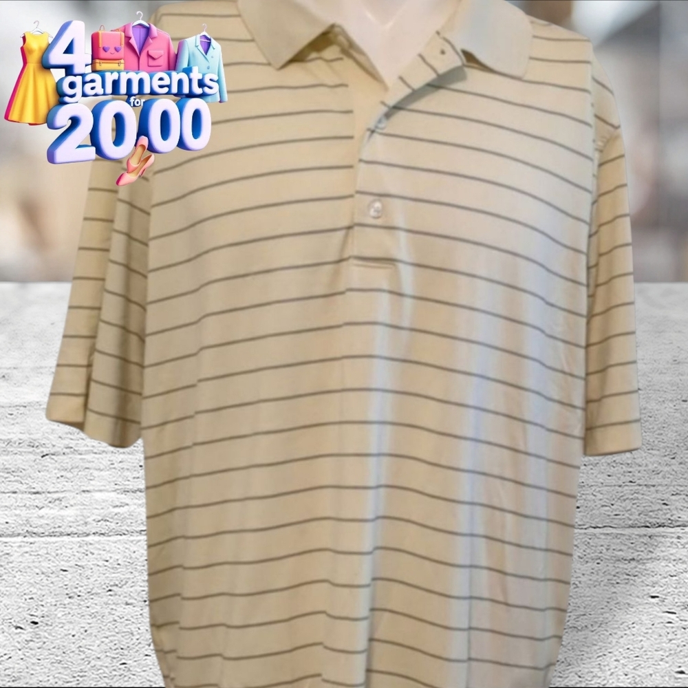 Greg Norman play DRI golf shirt size L